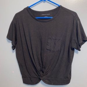 American eagle grey tee shirt
